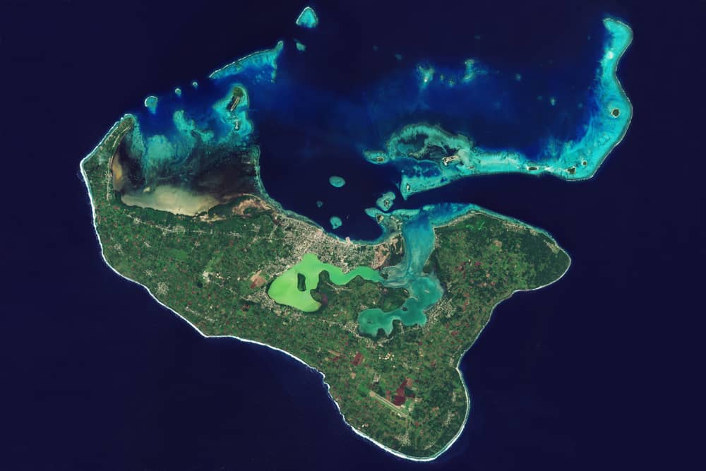 Immagine satellitare terra