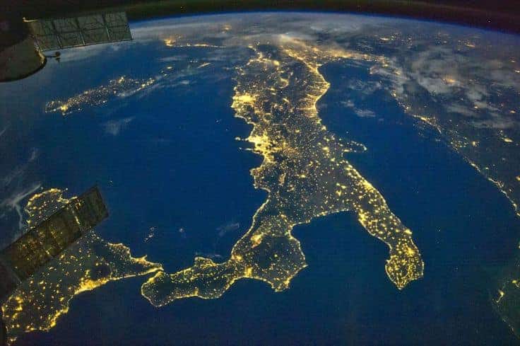 carta d'italia satellitare