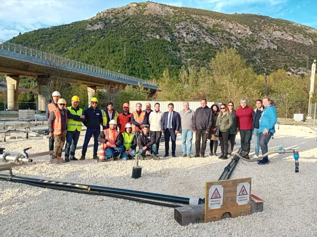 Delegazione del Ministero dell’Ambiente turco e dell’UNDP in visita presso il SIN di Bussi sul Tirino.
