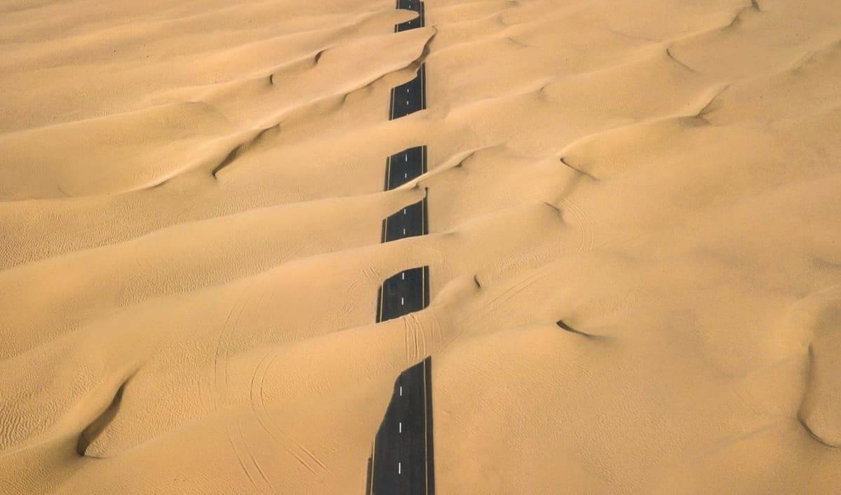batteria di sabbia, sabbia del deserto
