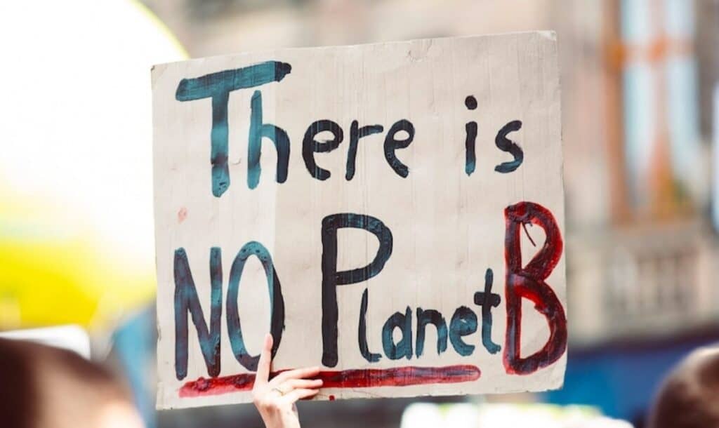 Una manifestazione di ambientalisti