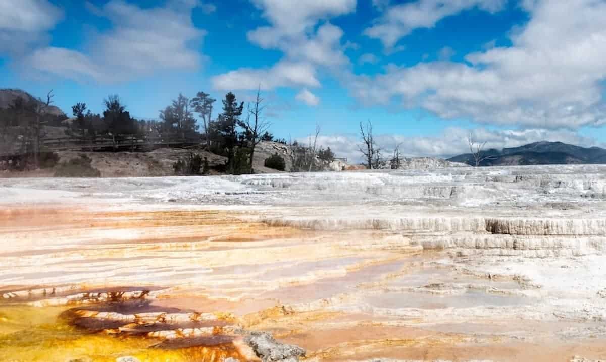 Geyser al parco di Yellowstone