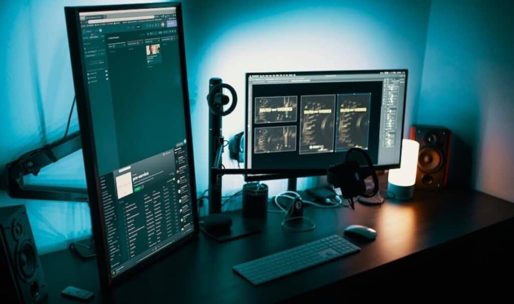 Una postazione per computer