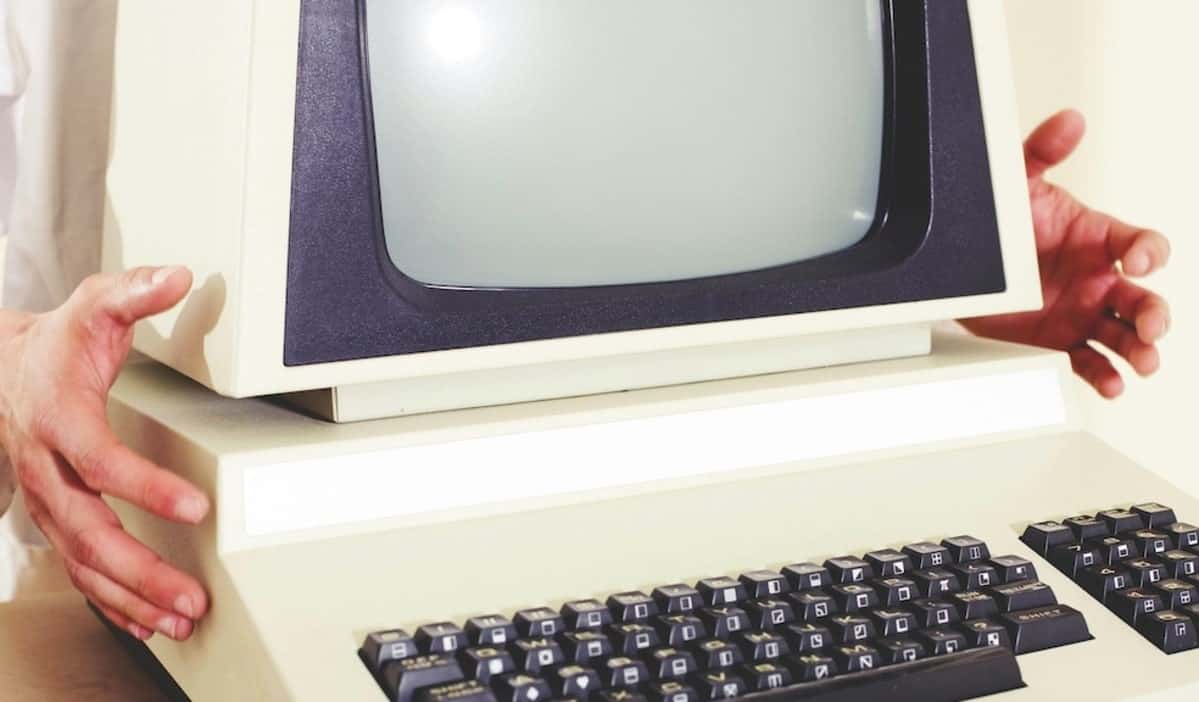 Un personal computer anni '80