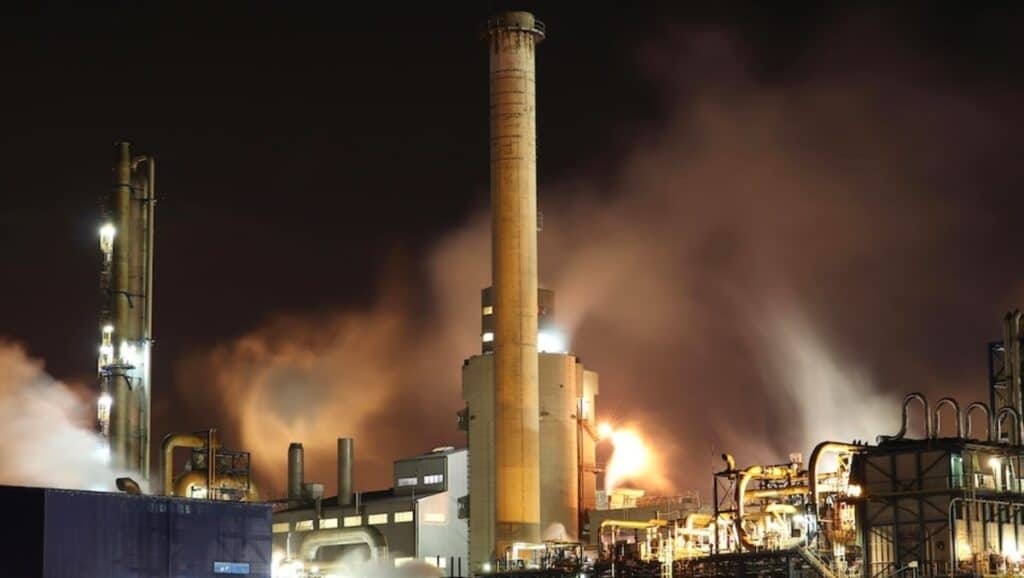 Ciminiere di una fabbrica
