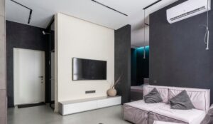 Un condizionatore installato in casa