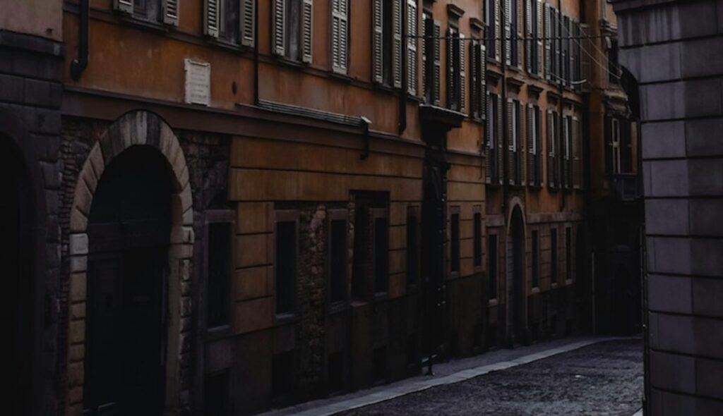 Una via di Bergamo