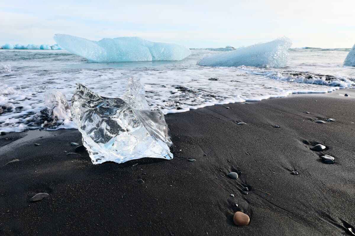 Idrati di metano che sembrano ghiaccio