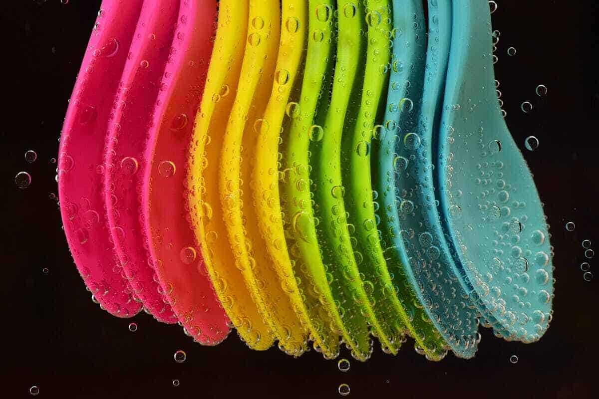 Mater-bi: cucchiaini in bioplastica