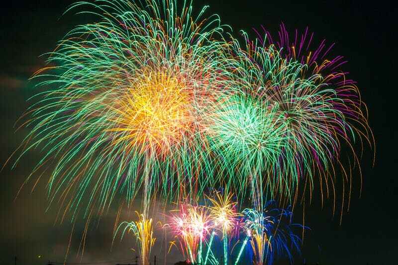 Botti di Capodanno: fuochi d'artificio nella notte