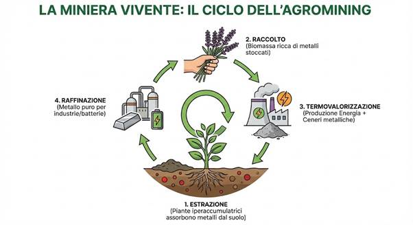 il ciclo dell'agromining