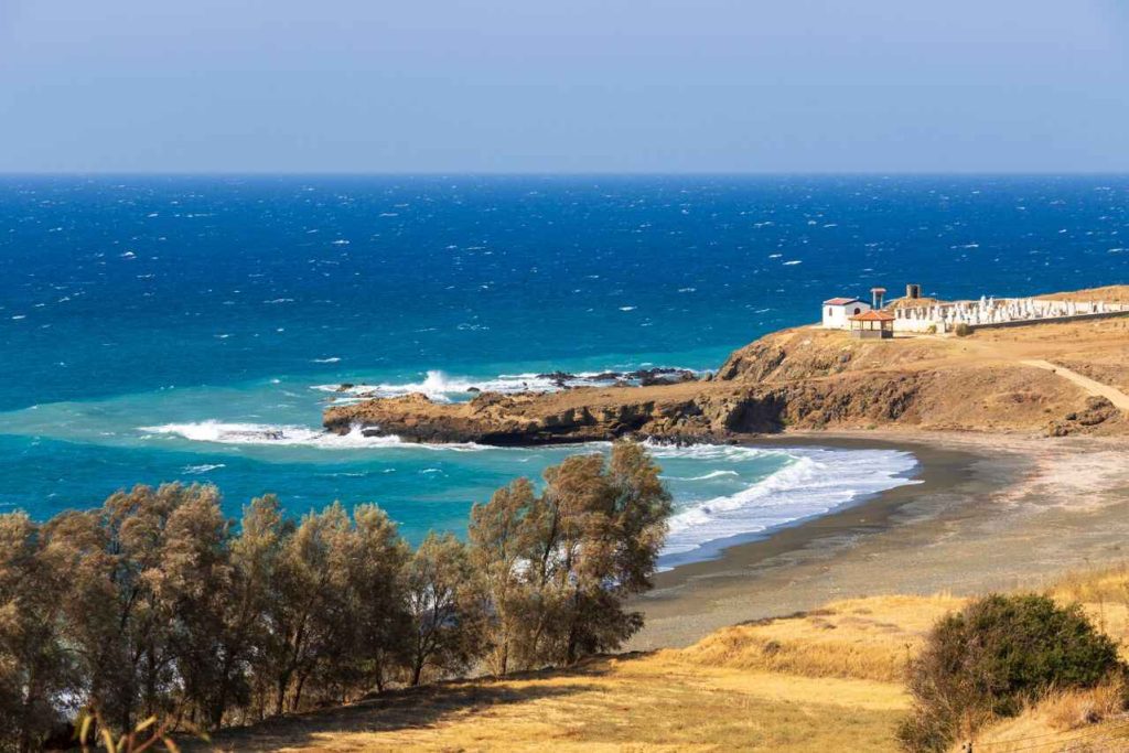 Ondate di calore marine: spiaggia a Cipro